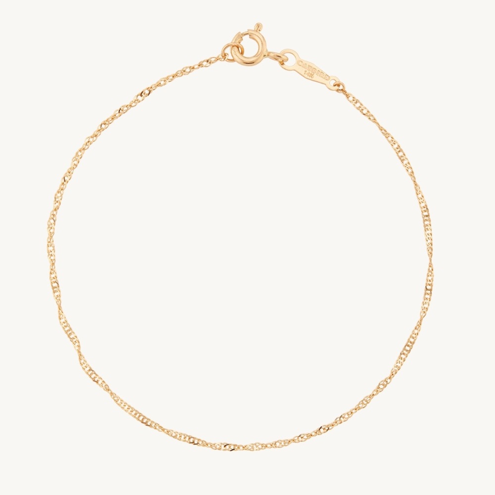 Catbird 14k Gold Sweet Nothing Bracelet